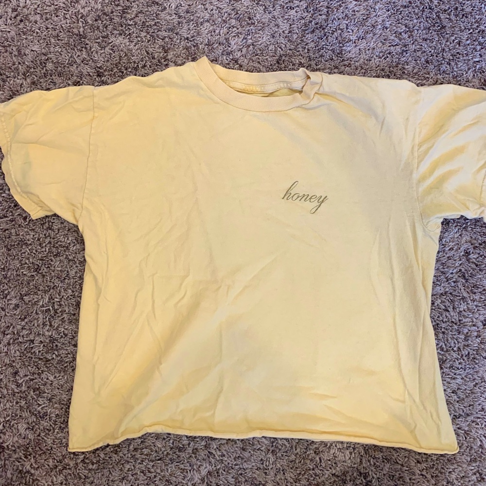 J. Galt, Brandy Melville/ honey tee/ yellow/ S